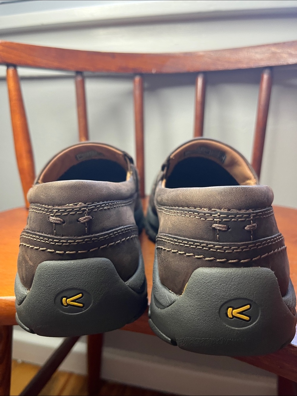 KEEN Women’s Kaci II Slip On Shoes Dark Brown Leather Comfort Loafers Size 9 EUC - Picture 5 of 11